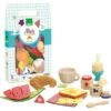 Jouet En Bois Dinette Set 'Le P'tit Dej Jour De Marché' Marchande Vilac® - Jouets Imitation -Bois Jouets Magasin jouet en bois dinette petit dejeuner jour de marche marchande vilac