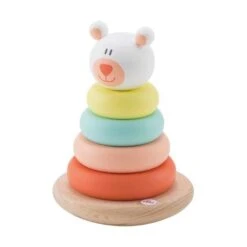 Jouet En Bois Empilable Magnétique Ours Sevi 1831 - Jouets Bois