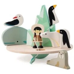 Jouet En Bois Équilibre Au Cercle Polaire Tender Leaf Toys® - Jeu D'équilibre En Bois