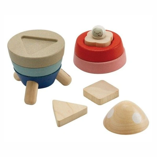 Jouet En Bois Fusée à Empiler Orchard Plantoys® -Jouet En Bois 5 Jouet En Bois Fusée à Empiler Orchard Plantoys® -Jouet En Bois – Image 3