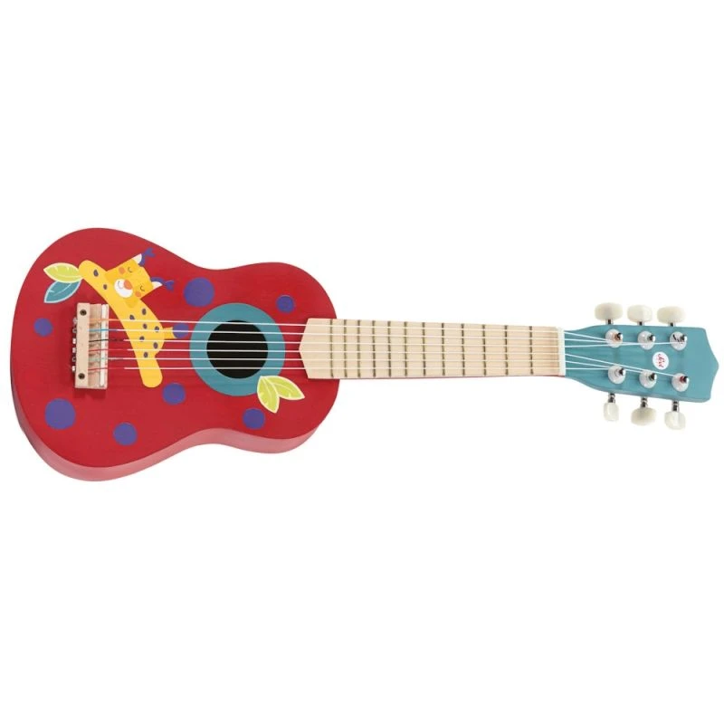 Jouet En Bois Guitare Acoustique 6 Cordes Nylon 'Danses Des Bois' Sevi 1831® - Jouet Musical 4 Jouet En Bois Guitare Acoustique 6 Cordes Nylon 'Danses Des Bois' Sevi 1831® - Jouet Musical – Image 2