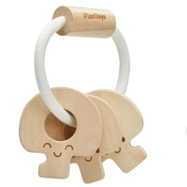 Jouet En Bois Hochet Clés En Bois Naturel Plantoys® - Jouet Enfants 4 Jouet En Bois Hochet Clés En Bois Naturel Plantoys® - Jouet Enfants – Image 2