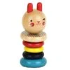 Jouet En Bois Hochet De Disques Lapin Petitcollage® -Jouet En Bois Bébé