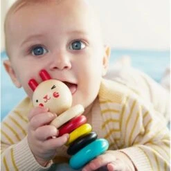 Jouet En Bois Hochet De Disques Lapin Petitcollage® -Jouet En Bois Bébé -Bois Jouets Magasin jouet en bois hochet de disques lapin petitcollage jouet en bois bebe 2