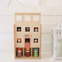 Jouet En Bois Hôtel Happy Folk Tender Leaf Toys® - Jouets En Bois Montessori -Bois Jouets Magasin jouet en bois hotel happy folk tender leaf toys jouets en bois montessori 8