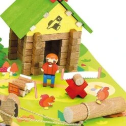 Jouet En BoisJeujura® Kit La Maison Du Bûcheron 50 Pcs | Ref: 8226 - Jouet En Bois Jeujura -Bois Jouets Magasin jouet en bois jeujura kit la maison du bucheron 50 pcs ref 8226 jouet en bois jeujura 2