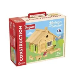 Jouet En BoisJeujura® Maison En Rondins 135 Pcs | Ref: 8043 - Jouet En Bois Jeujura -Bois Jouets Magasin jouet en bois jeujura maison en rondins 135 pcs ref 8043 jouet en bois jeujura 3