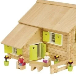 Jouet En Bois Jeujura® Maison En Rondins 240 Pièces | Ref: 8049 - Jouets Ecologiques -Bois Jouets Magasin jouet en bois jeujura maison en rondins 240 pieces ref 8049 jouets ecologiques 1
