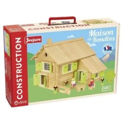 Jouet En Bois Jeujura® Maison En Rondins 240 Pièces | Ref: 8049 - Jouets Ecologiques -Bois Jouets Magasin jouet en bois jeujura maison en rondins 240 pieces ref 8049 jouets ecologiques 2