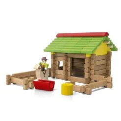 Jouet En BoisJeujura® Mon Premier Chalet En Bois 64 Pcs | Ref: 8230 - Jouet En Bois Jeujura