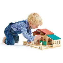 Jouet En Bois La Ferme Avec Animaux Tender Leaf Toys® - Jouets Imitation -Bois Jouets Magasin jouet en bois la ferme avec animaux tender leaf toys jouets imitation 3