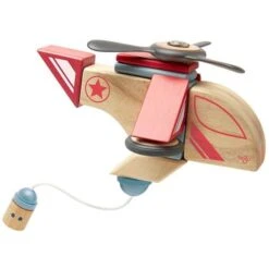 Jouet En Bois Magnétique Tegu® Set Engins De Secours Skyhook 'Stunt Team' - Jouets En Bois