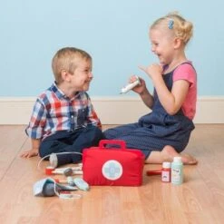 Jouet En Bois Mallette De Docteur Le Toy Van® - Jouets Imitation -Bois Jouets Magasin jouet en bois mallette de docteur le toy van imitation 6