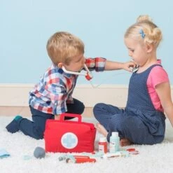 Jouet En Bois Mallette De Docteur Le Toy Van® - Jouets Imitation -Bois Jouets Magasin jouet en bois mallette de docteur le toy van imitation 7