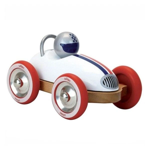 Jouet En Bois Roadster Vintage Bois Blanc Vilac® - Jouets En Bois 5 Jouet En Bois Roadster Vintage Bois Blanc Vilac® - Jouets En Bois – Image 3