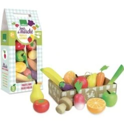 Jouet En Bois Set De Fruits & Légumes 'Jour De Marché' Marchande Vilac®- Jouets D'imitation En Bois -Bois Jouets Magasin jouet en bois set de fruits legumes jour de marche marchande vilac jouets d imitation en bois 2