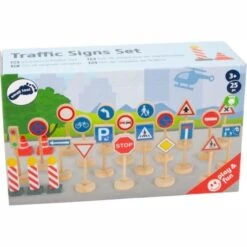 Jouet En Bois Set De Panneaux De Signalisation 25 Pièces Small Foot By Legler® - Petites Voitures -Bois Jouets Magasin jouet en bois set de panneaux de signalisation legler petites voitures 6