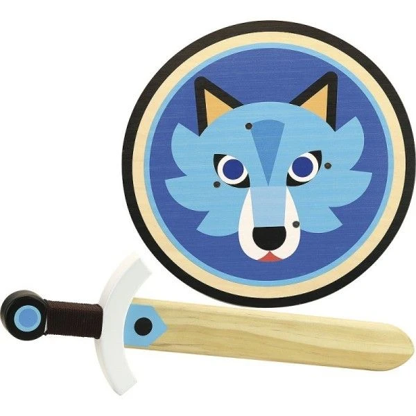 Jouet En Bois Set Epée & Bouclier Loup Vilac®- Jouets En Bois 3 Jouet En Bois Set Epée & Bouclier Loup Vilac®- Jouets En Bois