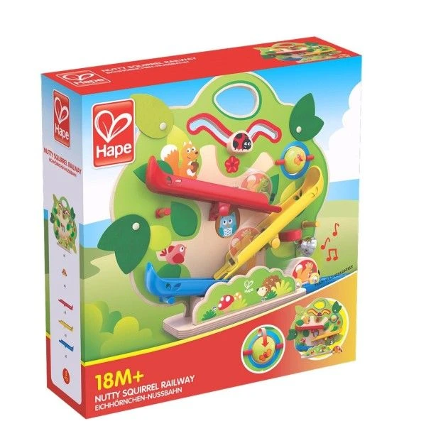 Jouet En Bois Toboggan Circuit Train 'Chemin De Fer Ecureuil' Hape - Jouets En Bois 8 Jouet En Bois Toboggan Circuit Train 'Chemin De Fer Ecureuil' Hape - Jouets En Bois – Image 6