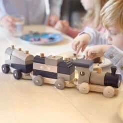 Jouet En Bois Train De Blocs à Vapeur Pastel EverEarth® - Jouets En Bois -Bois Jouets Magasin jouet en bois train de blocs a vapeur pastel everearth jouets en bois 2