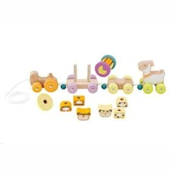 Jouet En Bois Train Des Animaux à Tirer Sevi 1831® - Jouets écologiques -Bois Jouets Magasin jouet en bois train des animaux a tirer sevi 1831 jouets ecologiques 2