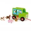 Jouet En Bois Voiture Boite à Formes Animaux De La Ferme Scratch® - Jouets 2 Ans -Bois Jouets Magasin jouet en bois voiture boite a formes animaux de la ferme scratch jouets 2 ans
