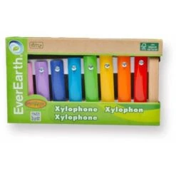 Jouet En Bois Xylophone 8 Tons Metal EverEarth - Jouets Bois -Bois Jouets Magasin jouet en bois xylophone 8 metal everearth jouets bois 1