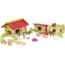 Jouet Jeujura Ma Première Ferme En Bois 120pcs | Ref: 8234 - Jouets Jeujura