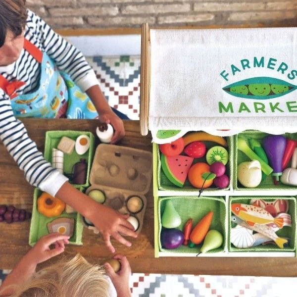 Jouet Marchande En Bois Étal De Marché Tender Leaf Toys® - Jouets Imitation 8 Jouet Marchande En Bois Étal De Marché Tender Leaf Toys® - Jouets Imitation – Image 6