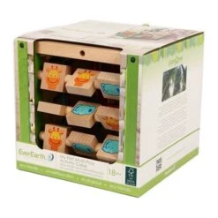 Jouet Mon Premier Cube D'activités EverEarth® - Jouets Bois -Bois Jouets Magasin jouet mon premier cube d activites everearth jouets bois 8