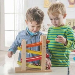 Jouet Rampe De Course Petites VoituresEverEarth® - Jouets Bois -Bois Jouets Magasin jouet rampe de course petites voitures everearth jouets bois 2
