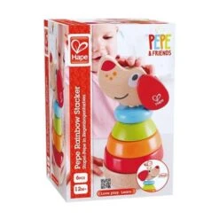 Jouets En Bois à Empiler Chiot 'Arc En Ciel' Hape- Jouets Hape -Bois Jouets Magasin jouets en bois a empiler chiot arc en ciel hape jouets hape 5