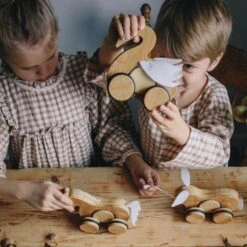 Jouets En Bois à Tirer Cygne Kinderfeets® - Jouets En Bois -Bois Jouets Magasin jouets en bois a tirer cygne kinderfeets jouets en bois 3