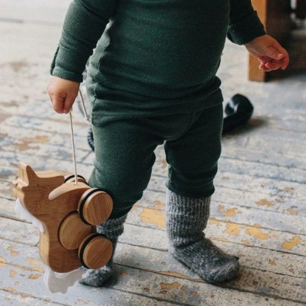 Jouets En Bois à Tirer Licorne Kinderfeets® - Jouets En Bois 6 Jouets En Bois à Tirer Licorne Kinderfeets® - Jouets En Bois – Image 4