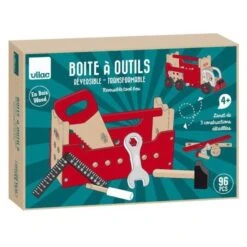 Jouets En Bois Boite à Outils Réversible Atelier Vilac® - Jouets Construction -Bois Jouets Magasin jouets en bois boite a outils reversible atelier vilac jouets construction 13