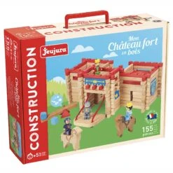 Jouets En Bois Château Fort En Rondins 300pcsJeujura® | Ref: 8026 - Jouets De Construction -Bois Jouets Magasin jouets en bois chateau fort en rondins 300pcs jeujura ref 8026 jouets de construction 13