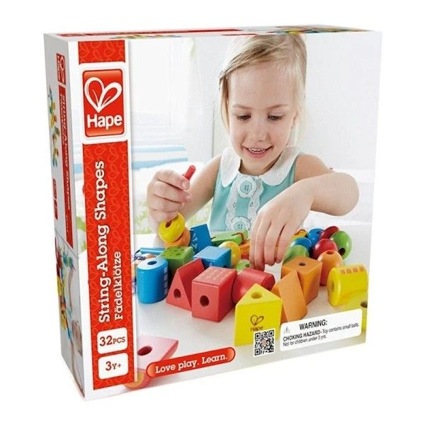 Jouets En Bois 32 Formes à Enfiler Hape® - Jouets En Bois 3 Ans Hape® 9 Jouets En Bois 32 Formes à Enfiler Hape® - Jouets En Bois 3 Ans Hape® – Image 7