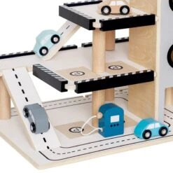 Jouets En Bois Garage Petites Voitures Tour Hélicoptère Jabadabado® - Jeux Petites Voitures -Bois Jouets Magasin jouets en bois garage voitures jabadabado jeux bois enfants 1