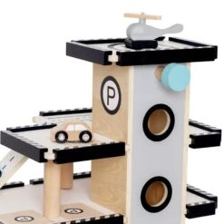 Jouets En Bois Garage Petites Voitures Tour Hélicoptère Jabadabado® - Jeux Petites Voitures -Bois Jouets Magasin jouets en bois garage voitures jabadabado jeux bois enfants 2