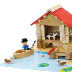Jouets En Bois La Cabane De Pêche 90 Pcs Jeujura® | Ref: 8219 - Jouets De Construction -Bois Jouets Magasin jouets en bois la cabane de peche 90 pcs jeujura ref 8219 jouets de construction 2