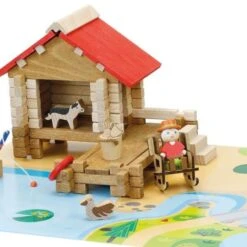 Jouets En Bois La Cabane De Pêche 90 Pcs Jeujura® | Ref: 8219 - Jouets De Construction -Bois Jouets Magasin jouets en bois la cabane de peche 90 pcs jeujura ref 8219 jouets de construction 3