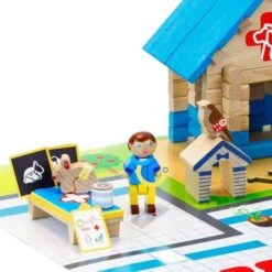 Jouets En Bois La Maison Du Vétérinaire 60 Pièces Jeujura® | Ref: 8216 - Jouets De Construction -Bois Jouets Magasin jouets en bois la maison du veterinaire 60 pcs jeujura ref 8216 jouets de construction 2