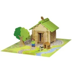 Jeu De Construction Maisonnette En Bois 85 Pièces Jeujura® | Ref: 8095 - Jouets En Bois -Bois Jouets Magasin jouets en bois la maison et son jardin 130 pieces jeujura ref 8080 jouets de construction 2