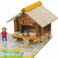 Jouets De Construction Chalet La Place Du Marché 80 Pièces Jeujura® | Ref: 8218 - Jouets De Construction -Bois Jouets Magasin jouets en bois laplace du marche 80 pieces jeujura ref 8218 jouets de construction 2