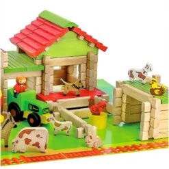 Jouets En Bois Ma Première Grande Ferme 130 Pièces Jeujura® | Ref: 8237 - Jouets De Construction -Bois Jouets Magasin jouets en bois ma premiere grande ferme 130 pieces jeujura ref 8237 jouets de construction 1