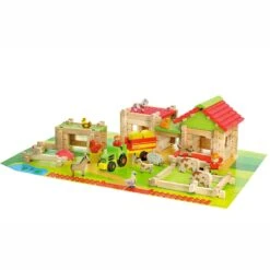 Jouets En Bois Ma Première Grande Ferme 130 Pièces Jeujura® | Ref: 8237 - Jouets De Construction -Bois Jouets Magasin jouets en bois ma premiere grande ferme 130 pieces jeujura ref 8237 jouets de construction 3