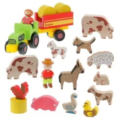 Jouets En Bois Ma Première Grande Ferme 130 Pièces Jeujura® | Ref: 8237 - Jouets De Construction -Bois Jouets Magasin jouets en bois ma premiere grande ferme 130 pieces jeujura ref 8237 jouets de construction 4