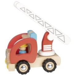 Jouets En Bois Petit Camion De Pompier Avec échelle Goki® - Jouets En Bois -Bois Jouets Magasin jouets en bois petit camion de pompier avec echelle goki jouets en bois 2