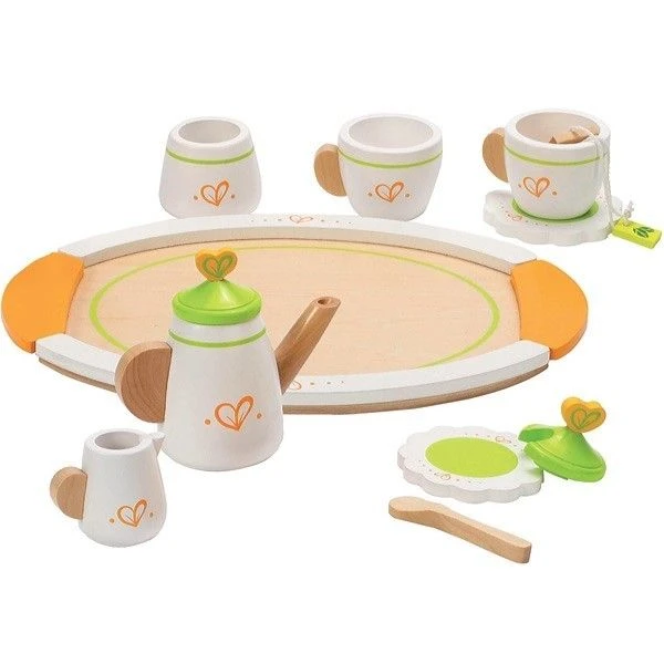 Jouets En Bois Plateau Dinette Service à Thé - Jouets Hape 5 Jouets En Bois Plateau Dinette Service à Thé - Jouets Hape – Image 3