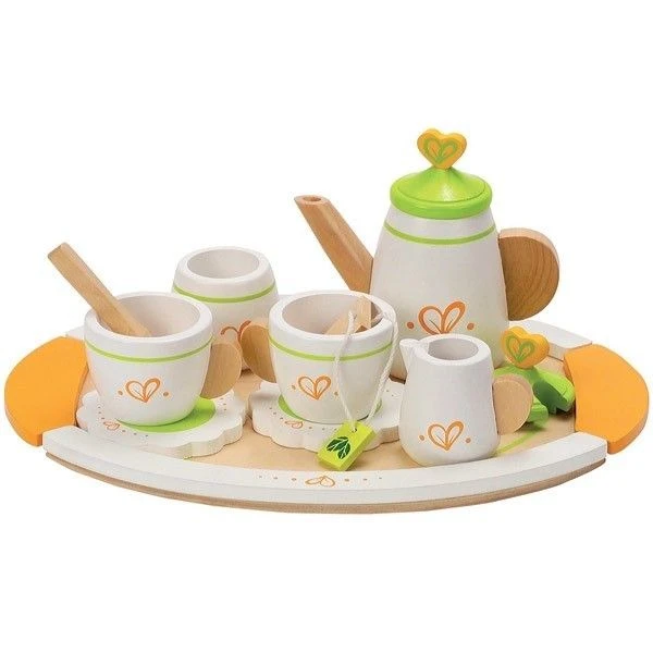 Jouets En Bois Plateau Dinette Service à Thé - Jouets Hape 3 Jouets En Bois Plateau Dinette Service à Thé - Jouets Hape
